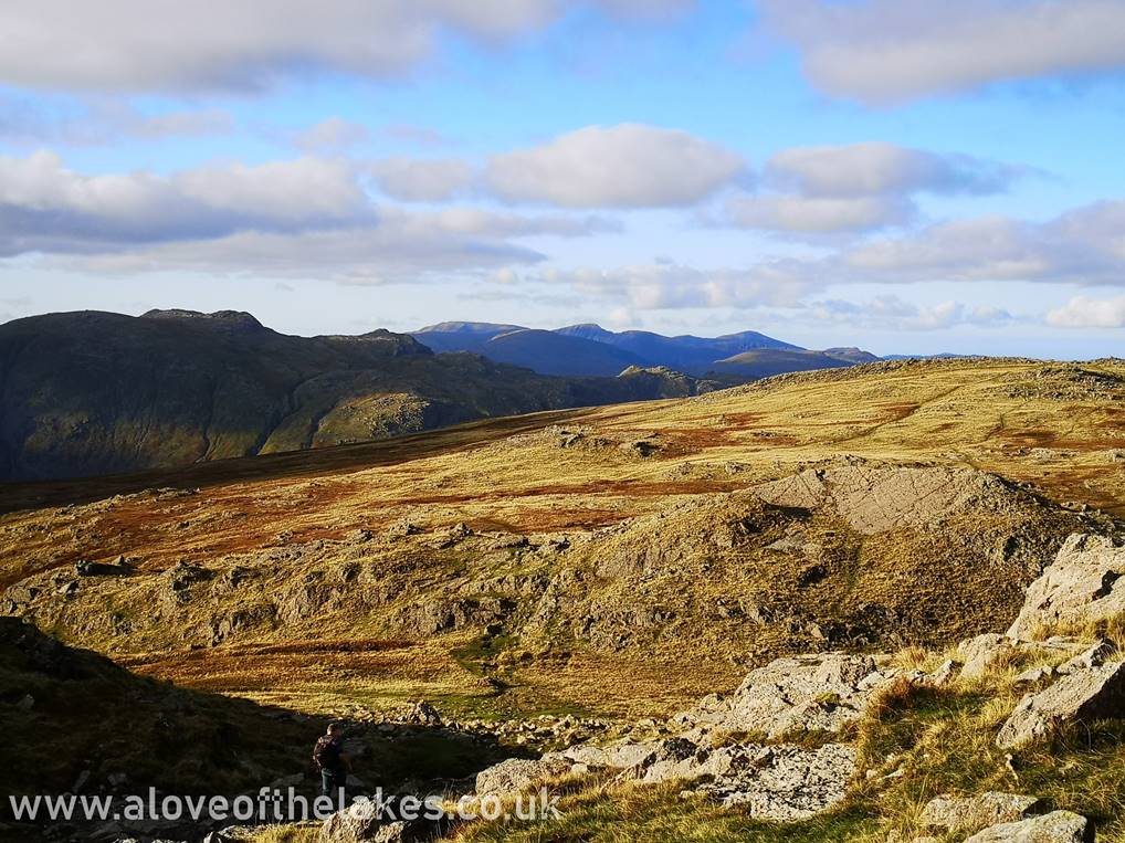 Looking across to the North Western Fells from the summit