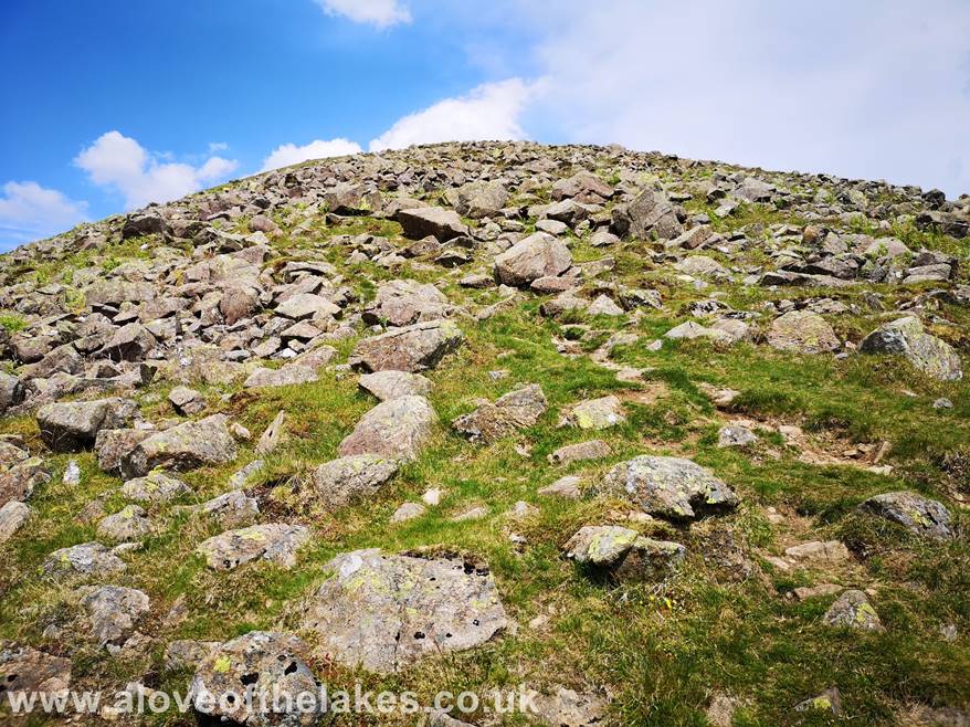 A love of the Lakes - Middle Fell rock outcrop