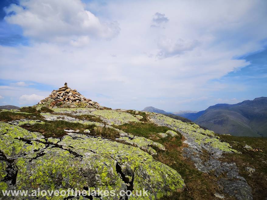 A love of the Lakes - summit cairn Middle Fell