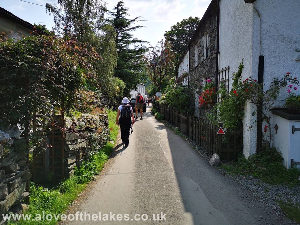 A love of the Lakes - Passing through Stonethwaite and keep right so as to take the path to the campsite