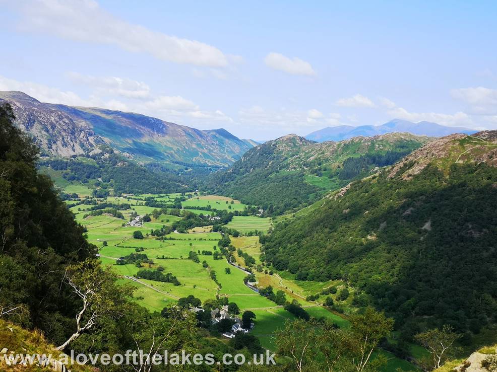 A love of the Lakes - Looking back towards Stonethwaite from the col above Big Stanger Gill