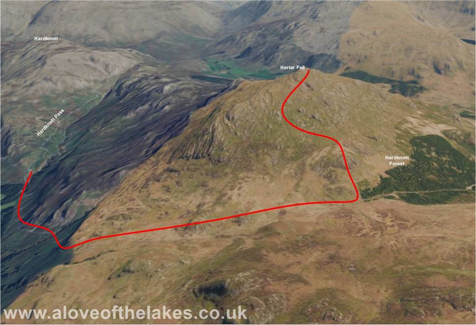 Route to Harter Fell