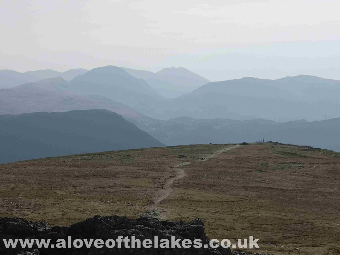 From the summit to track to either Hindscarth or Dale Head leads by a descent to Little Dale Edge towards the fenceline