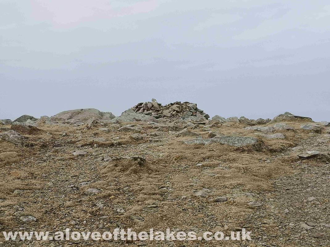 The summit cairn on Hindscarth
