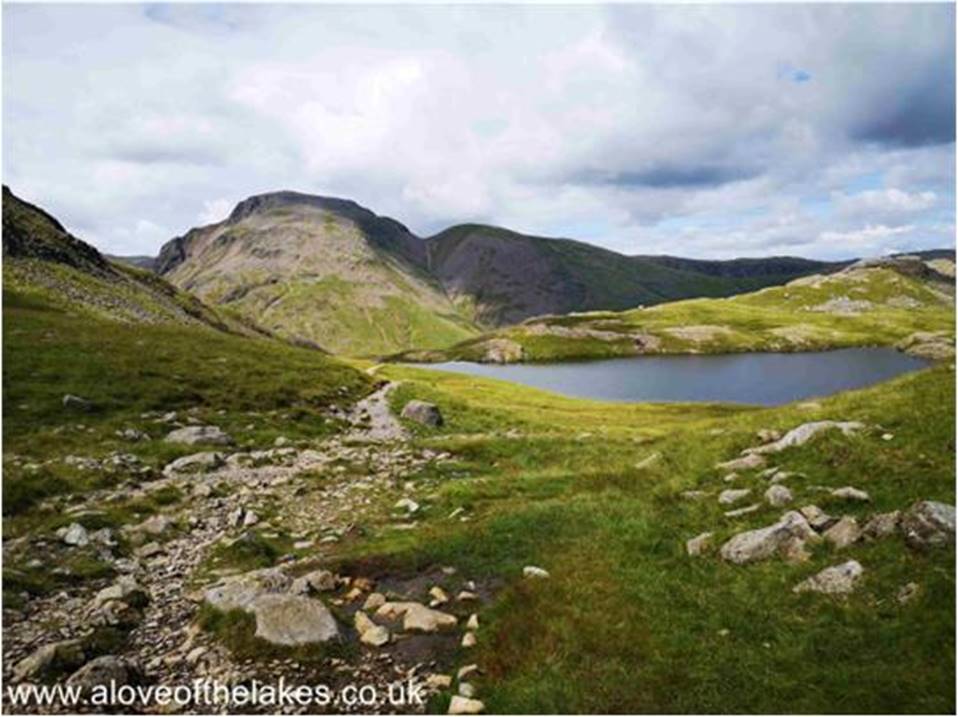 And then . It appears  Sprinkling Tarn being flanked by Great Gable. Its my personal opinion that this must rank in the top ten greatest views in Lakeland