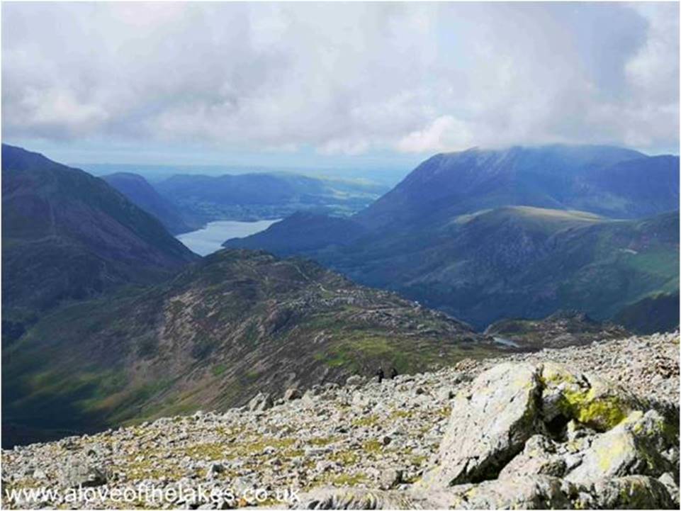 And in the opposite direction looking over Haystacks and Crummock Water