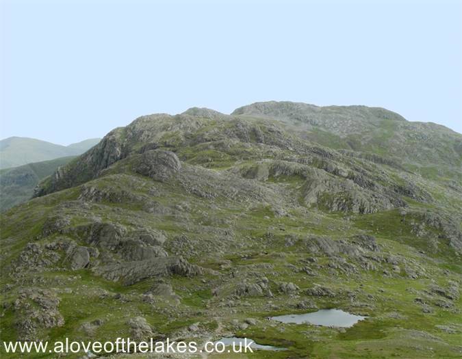 Looking back to Crinkle Crags