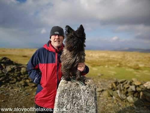 Me and the Spud Meister on the summit of Black Combe