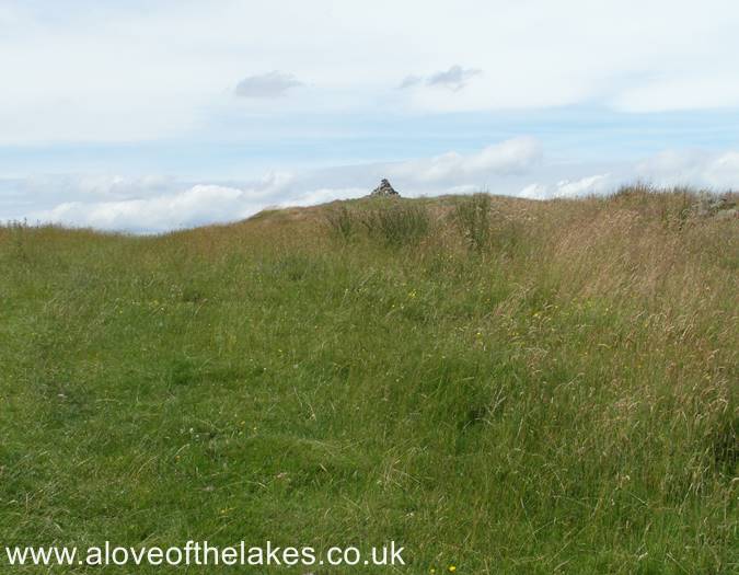 The summit cairn on Reston Scar