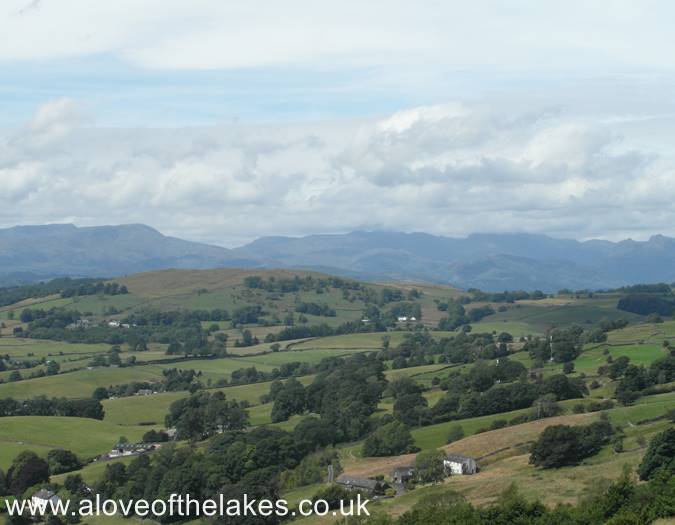 Views to the Langdale Pikes