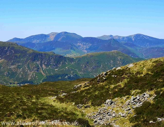 Looking out to the North Western Fells