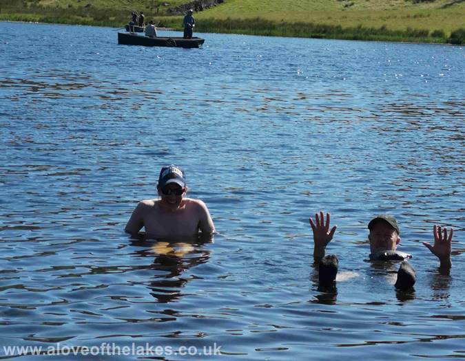 Swimming in Watendlath Tarn