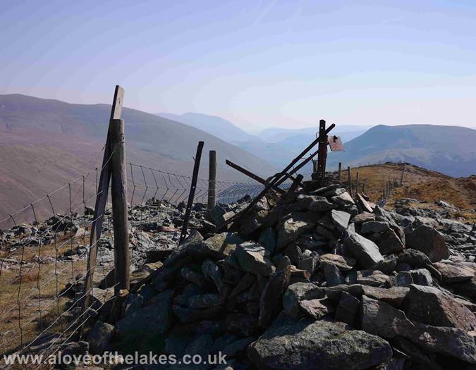 The summit cairn