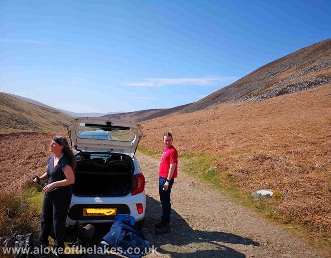 The start of the Cumbria Way