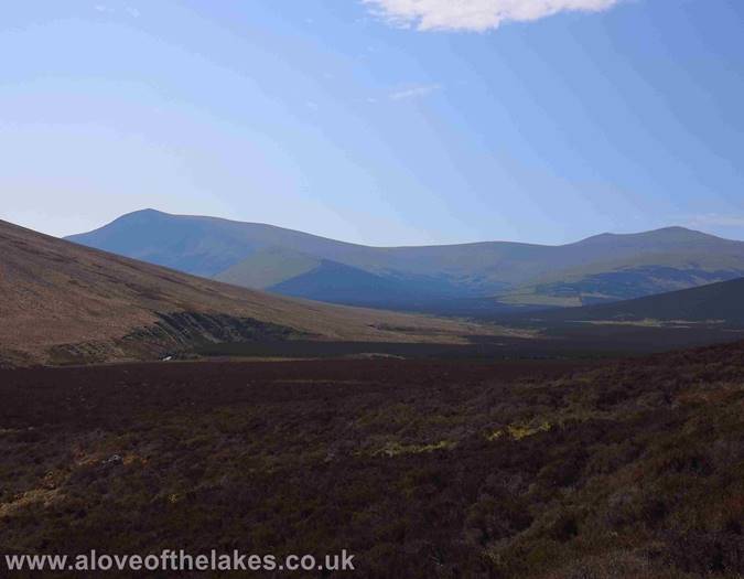 Looking across to Lonscale Fell