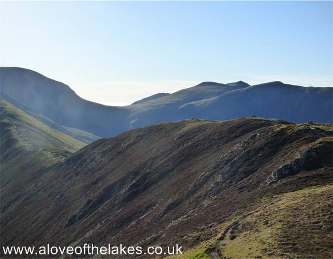 The connecting ridge to Scar Crags