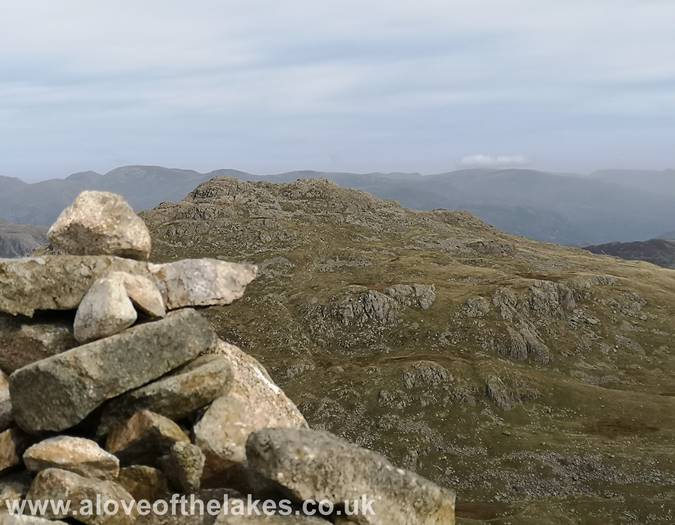 The summit cairn