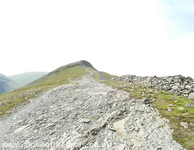 Approaching the summit of Hopegill Head