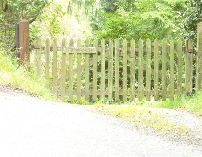 The wooden gate