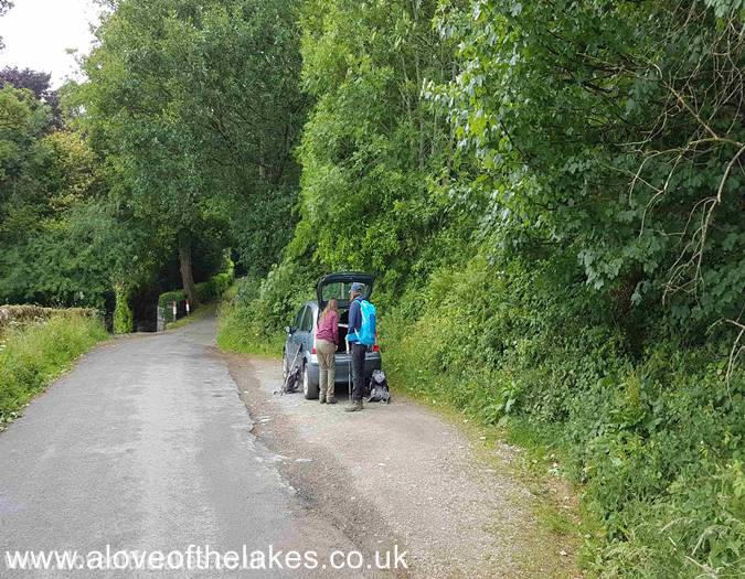 The start of the walk