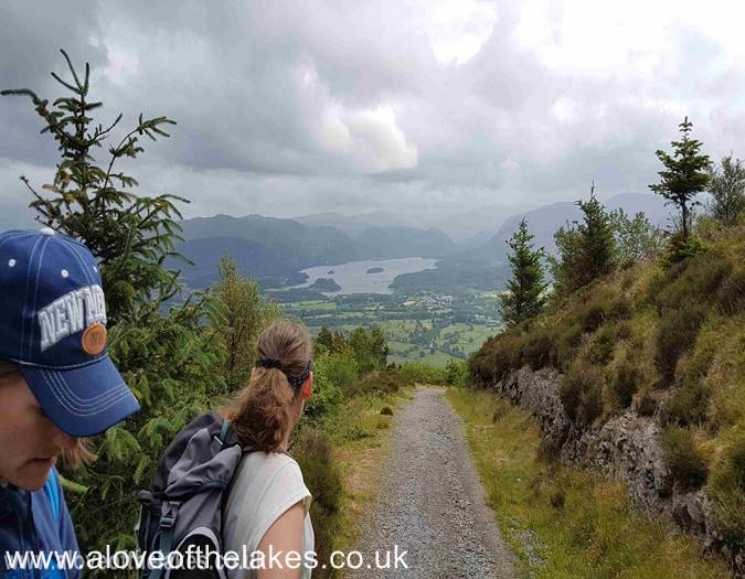 Looking back towards Derwent Water