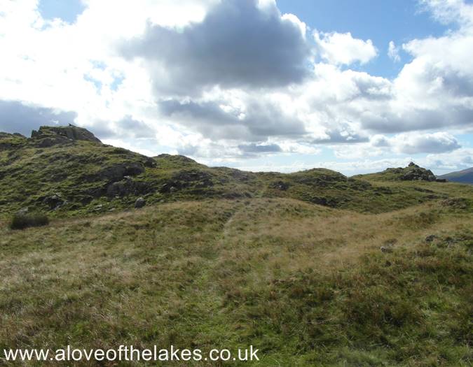 The summit cairn comes into view