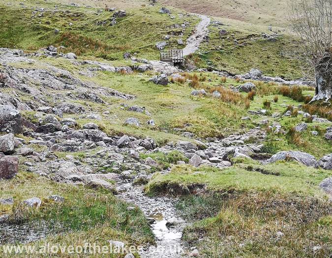 The foot bridge of Stake Beck