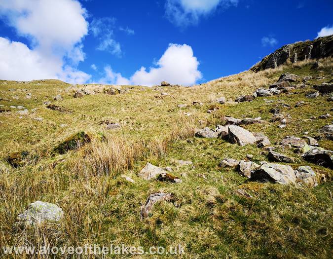 Approaching the ridgeline