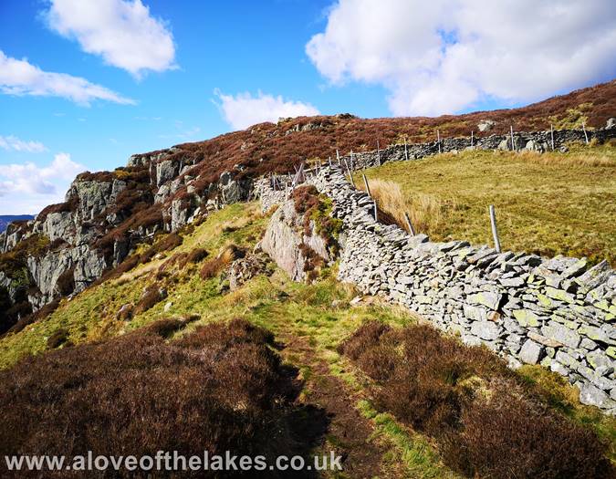 Heading towards the wall stile
