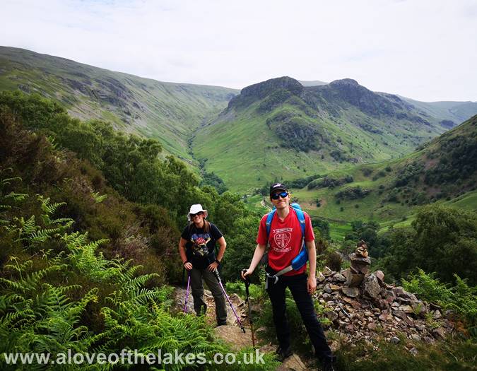 Looking to Sergeants Crag and Eagle Crag