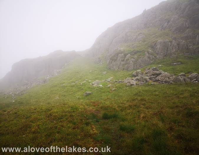 The rocky outcrops