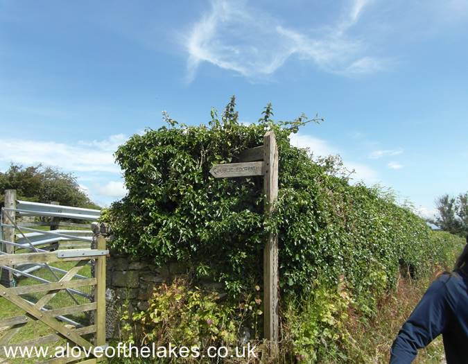 The gate to the open fell side