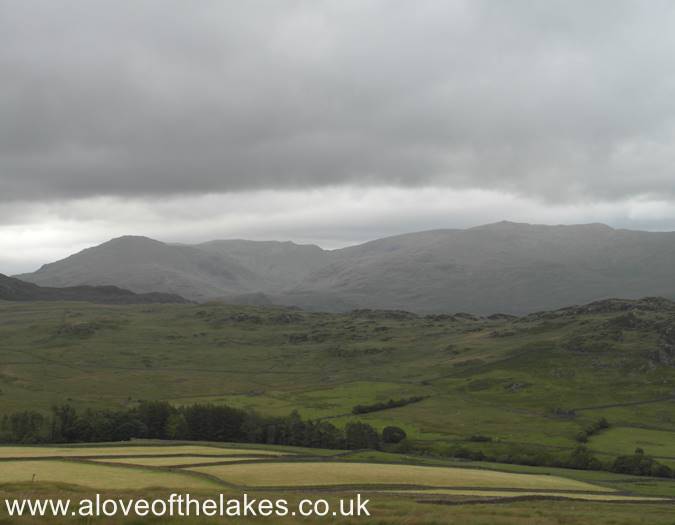 Looking towards the Coniston Fells