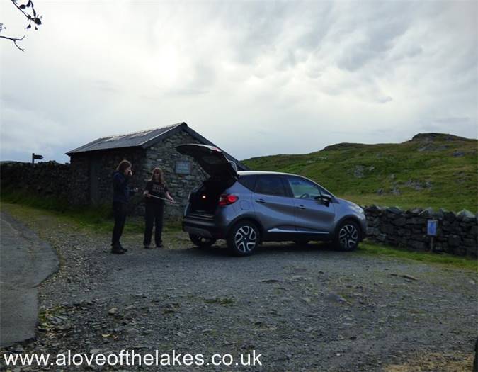 The start of the walk