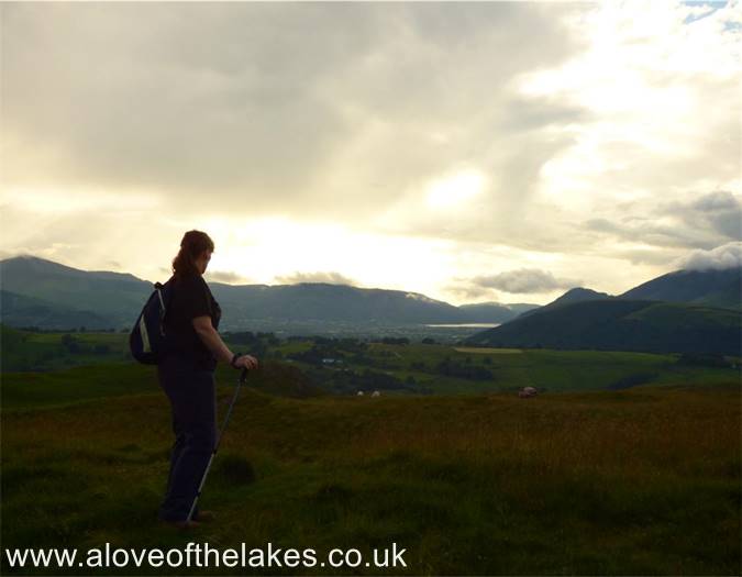 Looking out to  Bassenthwaite Lake