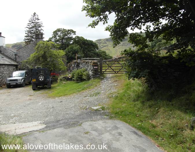 Passing through the first hand gate