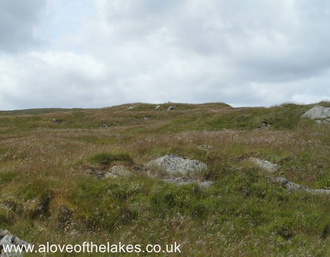 The summit cairn comes into view