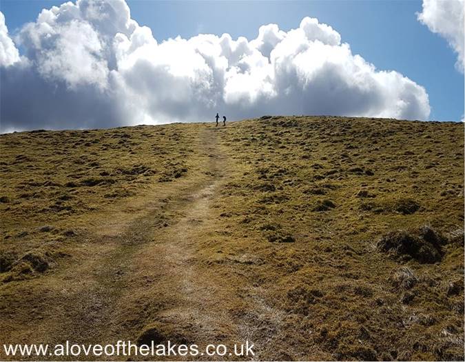 Heading towards the summit