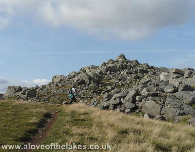 The summit cairn on Lingmell