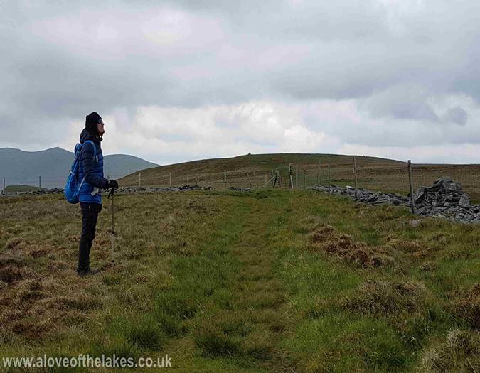Heading off towards Lonscale Fell