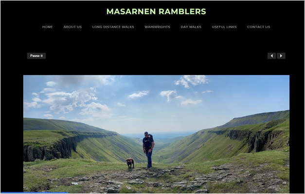 Web page of the Masarnen Ramblers