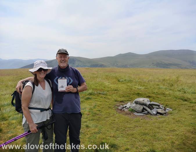Sue and Rob on the summit