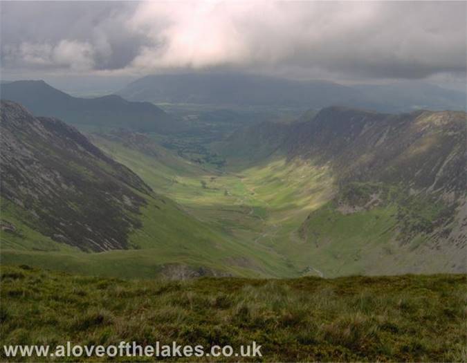 Looking down the Newlands valley