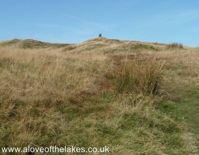 The summit cairn on Brunt Knott