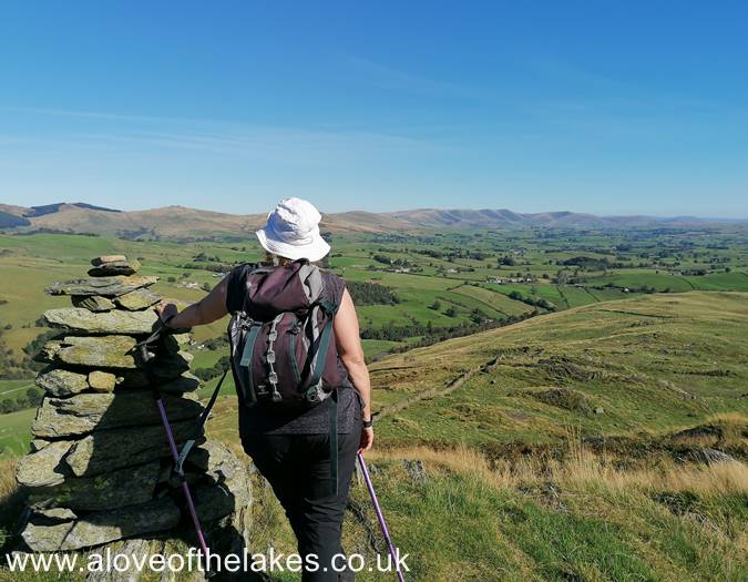 Sue on the summit of Ulgraves