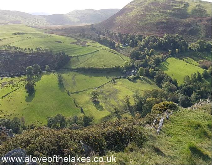 The steep Southern face of Sale Fell