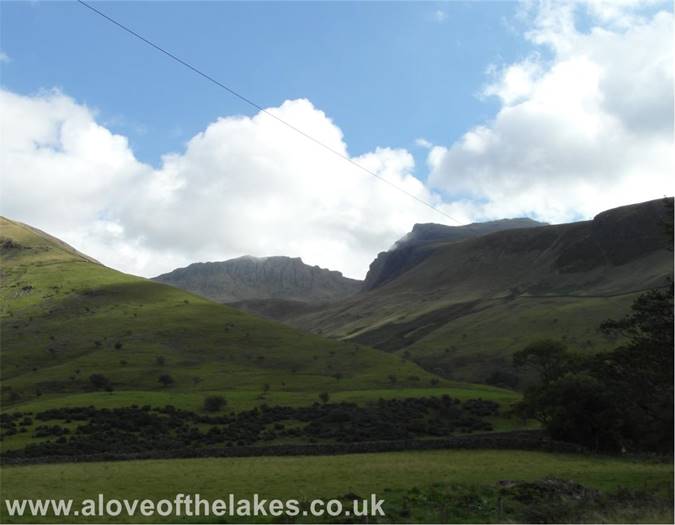 Looking towards Scafell Crag