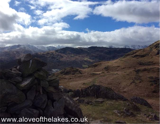 The view from the small cairn