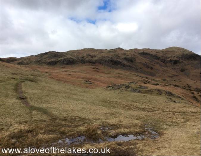 Approaching the ridgeline