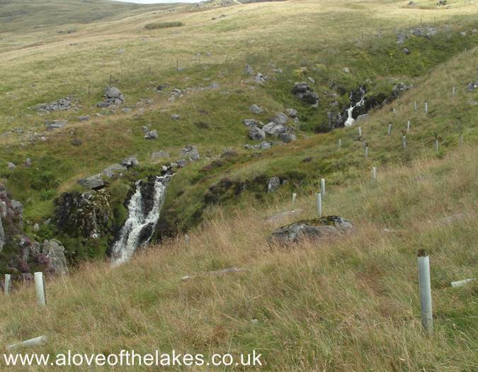 Approaching Rowantree Force waterfalls